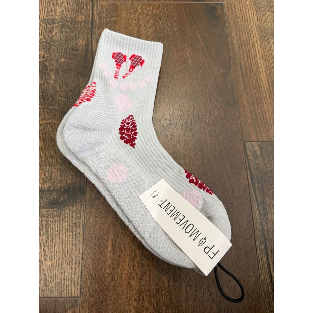 FP Movement by Free People Game Set Match Socks 2 pair Gray Women NWT